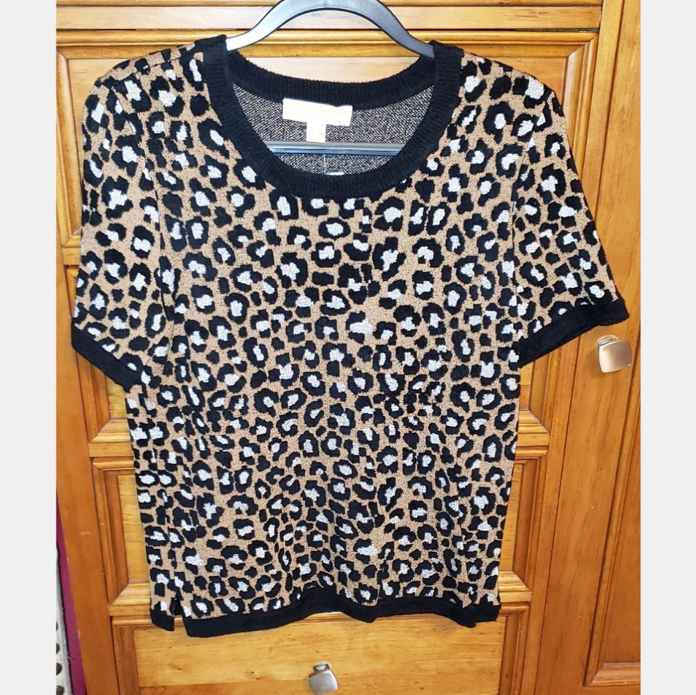Michael Kors New W Tags Leapord Sweater